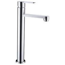 Durable basin faucet for public toilets